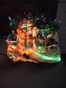 Christmas village scene