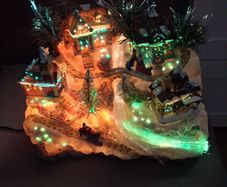 Christmas village scene