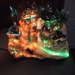 Christmas village scene