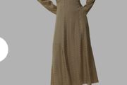 whistles satin dress size 10 olive gree new postage included