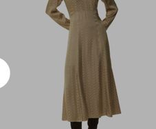 whistles satin dress size 10 olive gree new postage included
