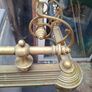 A Beautiful Antique Brass Fireplace Fender with awesome Scroll Brass on the Sides Image 4