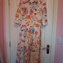 Zara floral button up dress Image 4