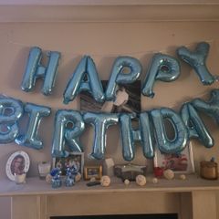 Happy Birthday balloons