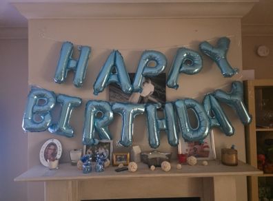Happy Birthday balloons