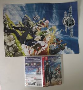 Nintendo Switch Sword Art Online Hollow Realisation game & poster