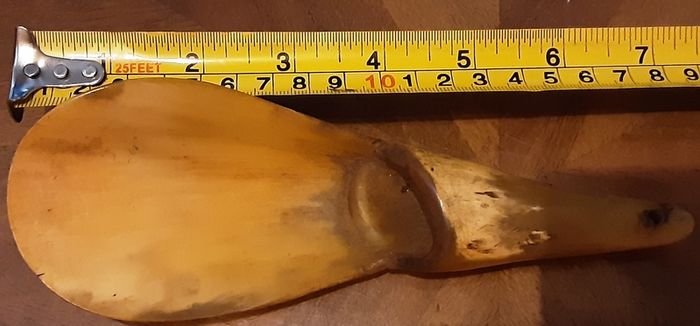 SPOON???? carved out of a horn/ bone
