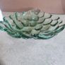 Grape Design candy dish, Clear glass with green hues Image 8