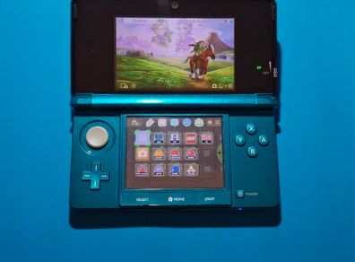 3DS Aqua Blue (Modded)
