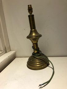 antique brass lamp base