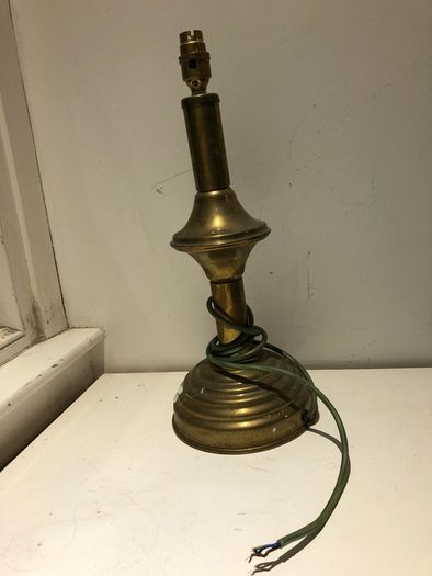antique brass lamp base