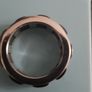 Diamond and Ceramic on sterling silver Mens Ring Image 2