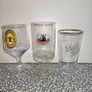 Nice lot of 6 old branded beer ale lager glasses Image 3