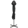 Cantilever Umbrella with Double Top 250x250 cm Anthracite Image 3