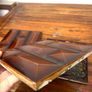 3 Old Decorative Ceramic Tiles Image 7
