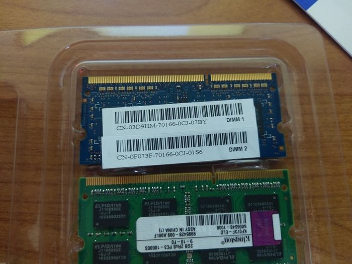 2x2gb pc3-10600 ram Laptop Kingston