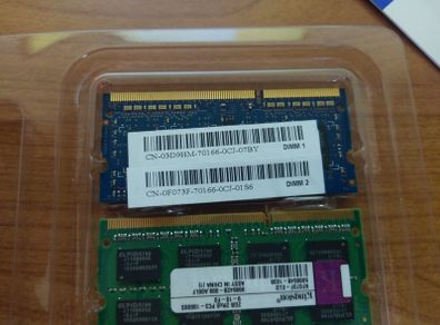 2x2gb pc3-10600 ram Laptop Kingston