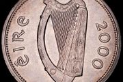 [#2556] - Ireland 2000 | Millennium | Irish 1 Pound | Deer | Km.31 | Unc