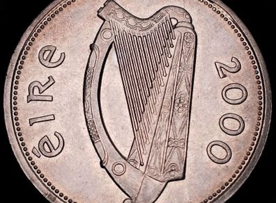 [#2556] - Ireland 2000 | Millennium | Irish 1 Pound | Deer | Km.31 | Unc