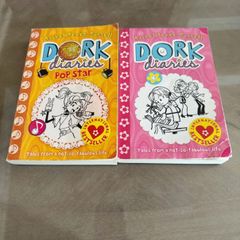 2 books Dork diaries