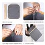 Waterproof Foldable Laundry Basket With lid With Handle Large Bamboo Dirty Clothes/Toys/Debris Multifunction Storage Basket Image 3