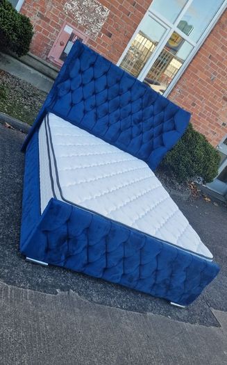 Dubai Wingback Frame Beds With Mattress