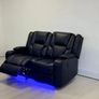 Electric Real Leather Orlando Recliner Sofa Set Image 8
