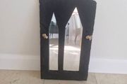 Black slate mirror