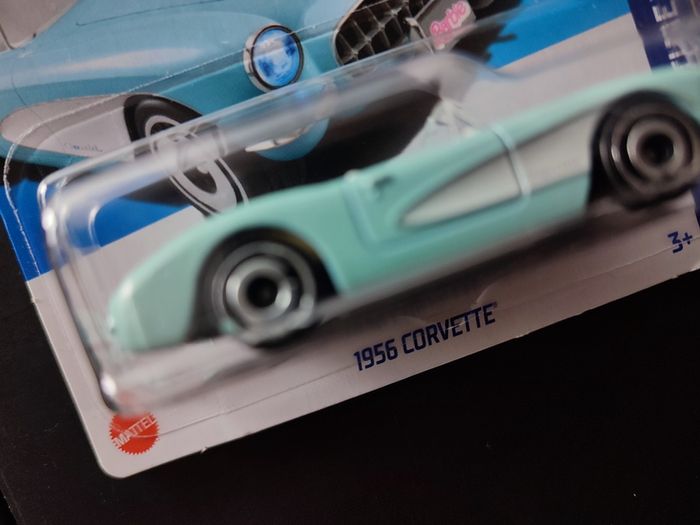 Barbie ! 1956 Corvette ! Turquoise ! from HW Screen Time Series ! Sealed !