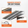 Portable Wheelchair Ramp, 152 cm 363 kg Capacity, Non-Slip Aluminum Folding Threshold Ramp, Foldable Mobility Scooter Ramp Wheel Chair Ramp, Handicap Ramp for Home Steps, Stairs, Doorways, Curbs Image 4
