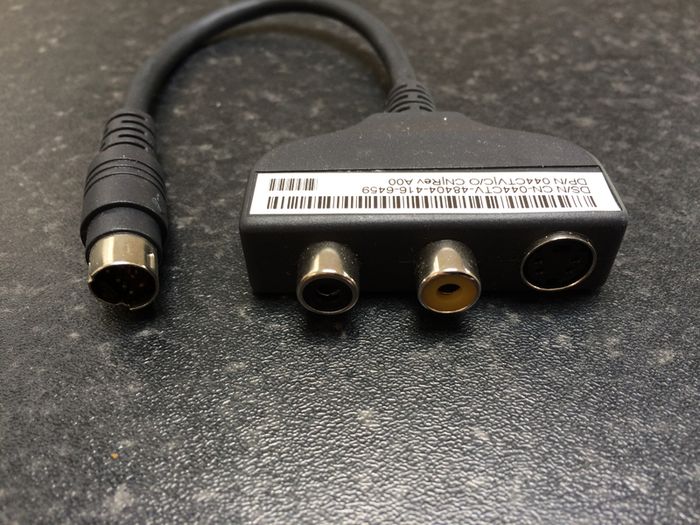 Dell 044CTV Composite S Video Port Splitter Cable