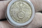 2 Reichsmark 1939 A Berlin WW2 Silver Coin third Reich
