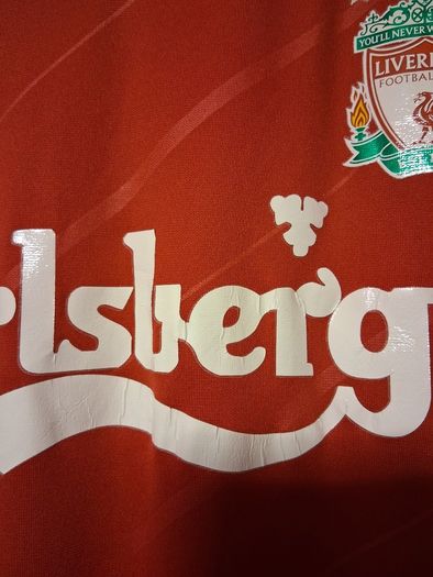 Liverpool Jersey. Official Reebok Liverpool FC European Home Jersey 2005 To 2006. Authentic Original. Not A Modern Day Remake.