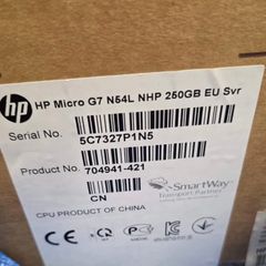 HP ProLiant MicroServer G7 N54L 704941-421 250GB Boxed Unused NAS Home Server
