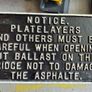 Rare Original Railway Platelayers Cast Iron Notice Sign Image 4