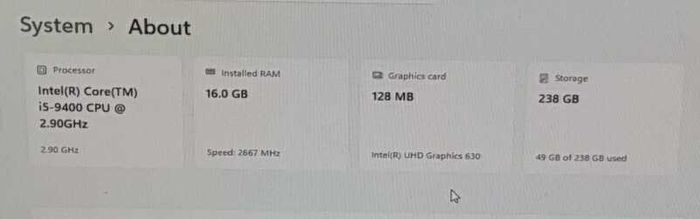 Lenovo V530s Sff Pc - I5 9th Gen | 16gb Ram | 256gb Nvme