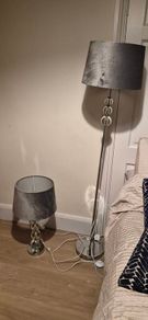 Matching floor and table lamp