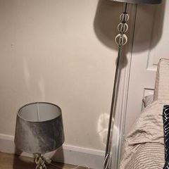 Matching floor and table lamp