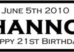 Personalised Birthday Plates