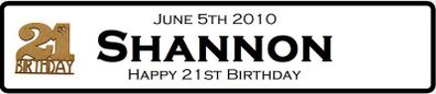 Personalised Birthday Plates
