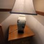 Vintage Ceramic Table Lamps with Cherry Blossom and Butterfly Pattern Image 8