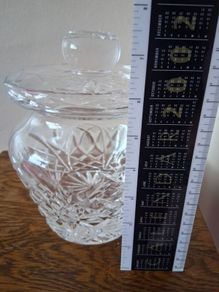 Cavan Crystal Cookie Jar