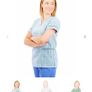2 healthcare tops/ healthcare uniform size 3XL Image 2