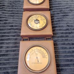 Vintage Three-Piece Wall Weather Station