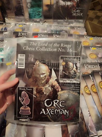 Eaglemoss Lord of the Rings Chess Collection Chessboard 3D Board Binder Magazines No Figures