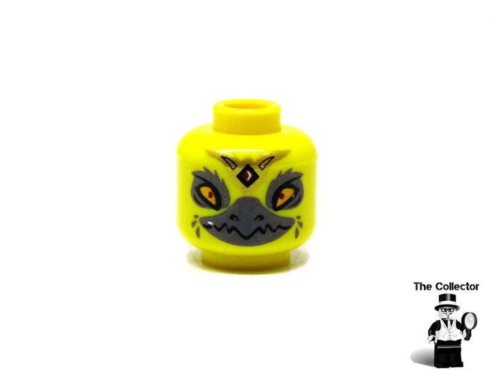 Lego Yellow Chima Error Prototype Test Print Colour Yellow Head Rare And Hard To Find