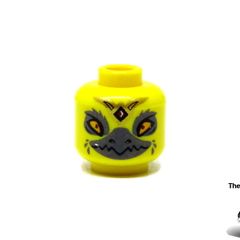 Lego Yellow Chima Error Prototype Test Print Colour Yellow Head Rare And Hard To Find