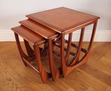 Mid Century G Plan Astro Teak Nest of Tables Vintage Retro 1960s