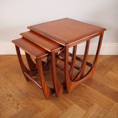 Mid Century G Plan Astro Teak Nest of Tables Vintage Retro 1960s