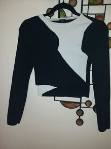 River Island Crop Long Sleeved Top UK 8 - January Clearance